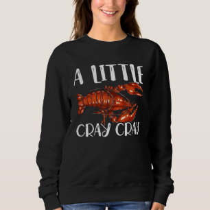 Een klein Cray Crayfish Mudbug Cajun Festival Trui