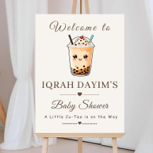 Een Klein Cu-Tea Boba Bubble Tea Feestje Baby Borr