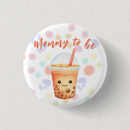 Een Klein Cu-Tea Bubble Tea - Wordt mama Ronde Button 3,2 Cm