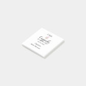 Een klein cupcake is op komst baby shower naam da post-it® notes (Schuin)