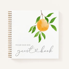 Een klein Cutie Modern Baby shower Guest Book Notitieboek