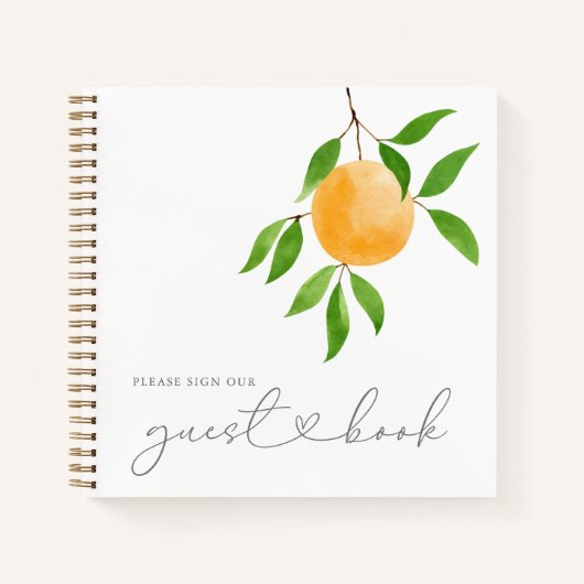 Een klein Cutie Modern Baby shower Guest Book Notitieboek (Voorkant)