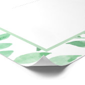 Een klein Cutie Modern Baby shower Welkom Poster (Hoek)