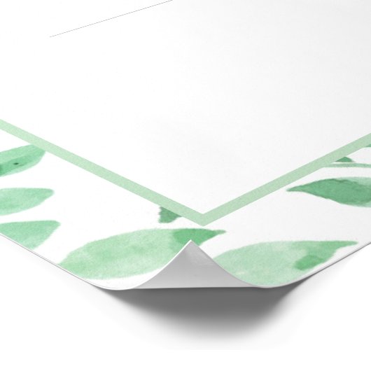 Een klein Cutie Modern Baby shower Welkom Poster (Hoek)