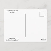 Een klein dorp in de nieuwe Mexicaanse woestijn Briefkaart (Achterkant)