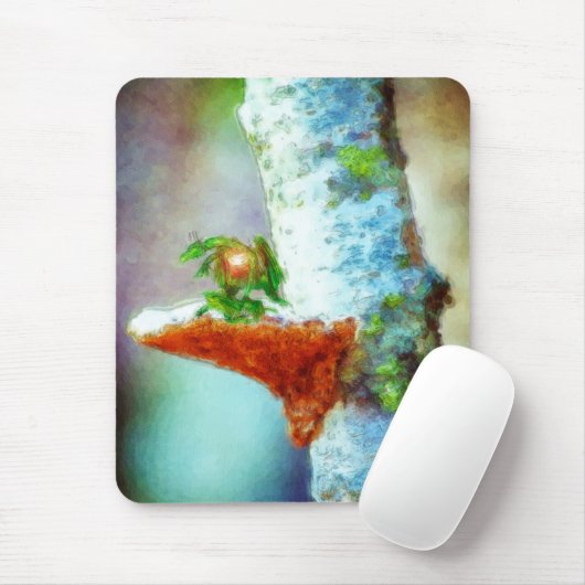 Een Klein Draakje Slaapt Muismat (Met muis)