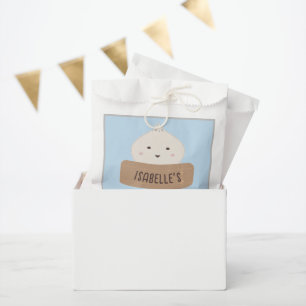 Een klein Dumpling komt onderweg Baby Shower Bedankzakje
