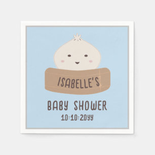 Een klein Dumpling komt onderweg Baby Shower Servet