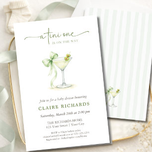 Een klein een is op komst Budget Baby Shower Flyer