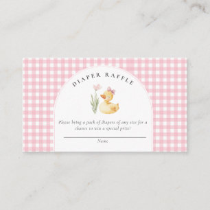 Een Klein Eendje Is Op Komst Boog Baby Shower Informatiekaartje