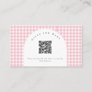 Een klein eendje is op komst Boog Baby Shower Informatiekaartje