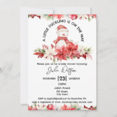 Een klein eendje is op weg naar de winter Kerstmis Kaart (Voorkant)