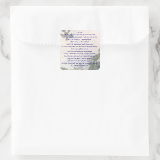 Een klein gebed Stickers (Tas)