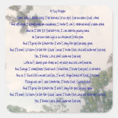 Een klein gebed Stickers (Voorkant)