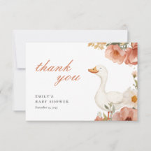 Een klein Gekke Goose Girl Baby shower