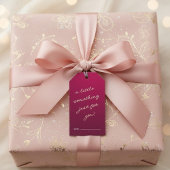 Een Klein Geschenk Alleen Voor Jou Roze Cadeaulabel