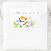 Een Klein Geschenk voor Iemand die Lief is Rechthoekige Sticker (Tas)