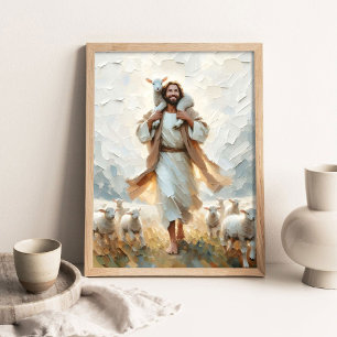 Een Klein Gezins, Digitale Christelijke Kunst, Jez Poster