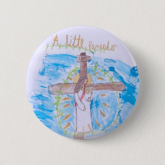 "Een klein herinnering" knop Ronde Button 5,7 Cm (Voorkant)