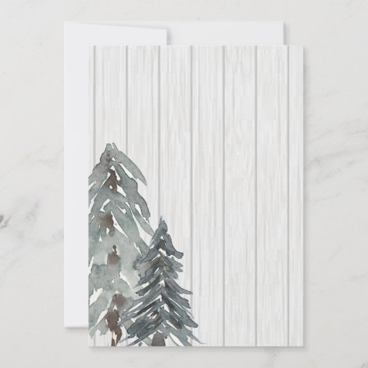 Een klein hertje is bijna hier Baby shower Kaart (Achterkant)