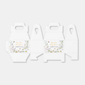 Een klein Honey Bee Wildflower Baby shower Bedankdoosjes (Uitgevouwen)