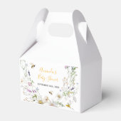 Een klein Honey Bee Wildflower Baby shower Bedankdoosjes (Voorkant Zijde)