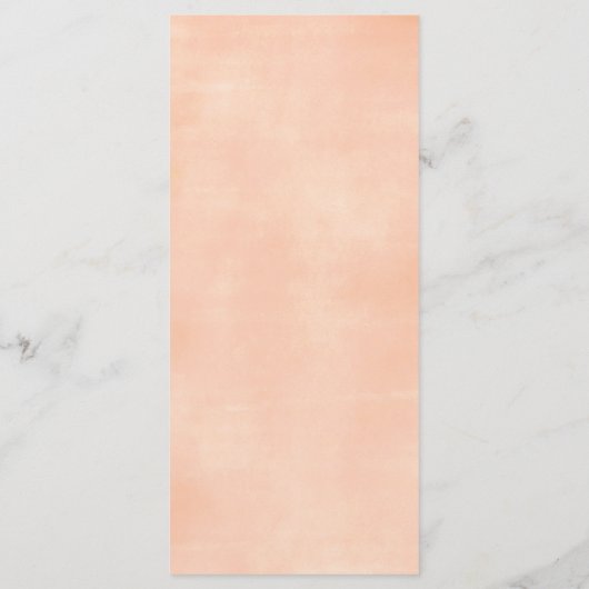 Een klein Honey Bee Wildflower Baby shower Menu (Achterkant)