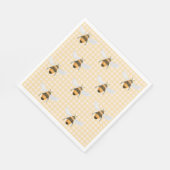 Een klein honingservet servet (Hoek)