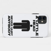 Een klein hoofd! Case-Mate iPhone case (Achterkant (horizontaal))
