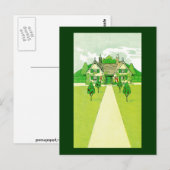 Een  klein huis briefkaart (Voorkant / Achterkant)