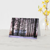 Een klein huis in de bossen kaart (Gele Bloem)
