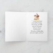 Een klein huis Wren persoonlijkheid Verjaardag Fun Kaart (Binnen)