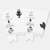 Een klein katje is onderweg naar Schattige kattenB Bedankdoosjes (Ongevouwen)