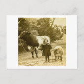 Een klein kind zal hen leiden briefkaart (Voorkant)