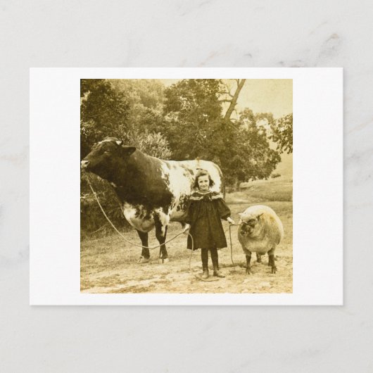 Een klein kind zal hen leiden briefkaart (Voorkant)