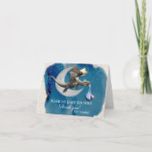 Een klein Knight Dragon Baby shower Dank u Bedankkaart (Voorkant)