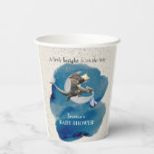 Een klein Knight Dragon Baby shower Papieren Bekers (Achterkant)