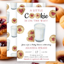 Een klein koekje is onderweg Baby shower