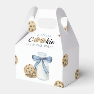 Een klein koekje is op komst Baby shower Bedankdoosjes