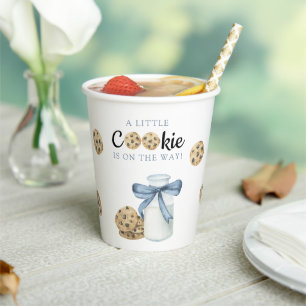 Een klein koekje is op komst Baby shower Papieren Bekers