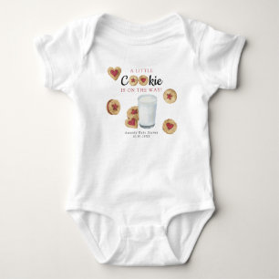 Een klein koekje is op komst Baby shower Romper