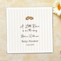 Een Klein Koffieboontje Is Op Weg Baby Shower