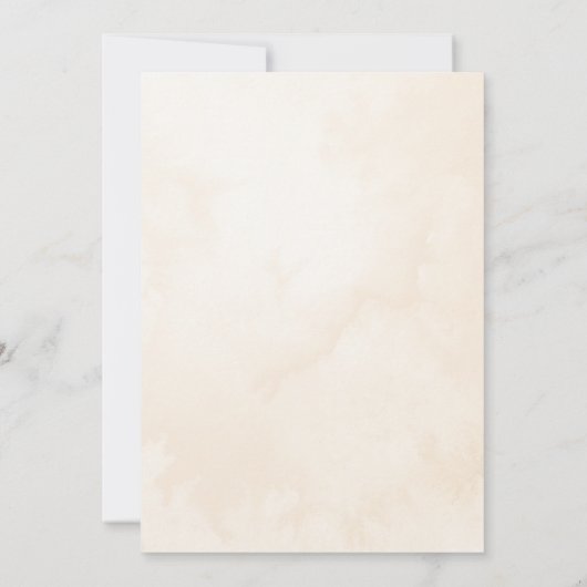 Een klein konijntje is onderweg! Clouds-Baby showe Kaart (Achterkant)