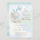 een klein konijntje is onderweg kaart (Voorkant / Achterkant)