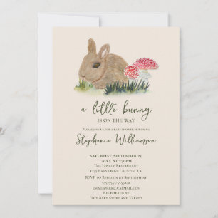 Een klein konijntje is op komst Baby Shower Kaart