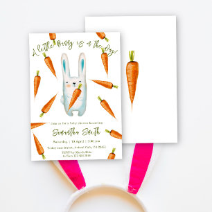 Een klein konijntje is op komst! Baby Shower Kaart