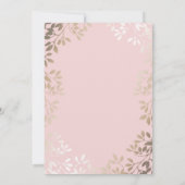 Een klein konijntje is op weg naar het Baby shower Kaart (Achterkant)