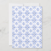 Een klein konijntje is op weg naar het Baby shower Kaart (Achterkant)