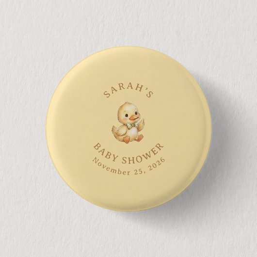 Een Klein Kwakeltje Ronde Button 3,2 Cm (Voorkant)