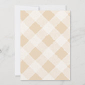 Een klein lammetje Baby shower Kaart (Achterkant)